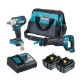 牧田 MAKITA DLX2405TX1 18V鋰電無刷套筒板手|手提鋸機雙機組