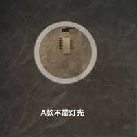 圓形智慧浴室鏡子衛生間掛牆人體感應除霧led帶燈壁掛鏡化妝鏡子
