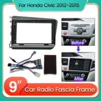 For 2012-2015 Honda Civic Hatchback LHD Stereo Radio 9'' Android 10.1 Head  Unit