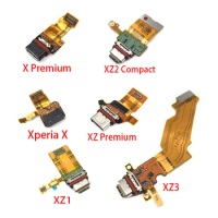 USB Charging Port Dock Connector Board Flex Cable For Sony For Xperia X XZ XZ1 XZ2 Compact Premium XZ3 USB Board Repair Parts