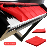 Piano Keyboard Cover Fit 88 Keys Piano Piano Keyboard Anti-Dust Cover Soft 50x5.7 In for Digital Piano Grand Piano