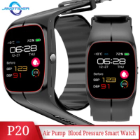 Air Pump Double Layer Airbag Blood Pressure Smart Watch Men Full Wrapped Body Temperature Monitor Smartwatch SpO2 Heart Rate