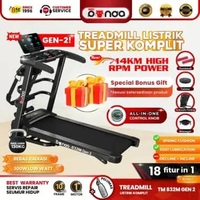 Treadmill Elektrik REDPANDA 832M Multifungsi Murah Listrik Lipat Portable Low Watt Fitness Gym TM-83