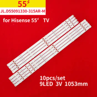 New 10PCS/1SET LED Backlight Strip 9Lamp for Hisense JL.D55091330 315AR M 55INCH LCD TV MONITOR HISENSE JL.D55091330-315AR-M