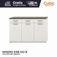 RAK PIRING LEMARI DAPUR BAWAH KITCHEN SET TERLARIS LACI TEMPAT SENDOK