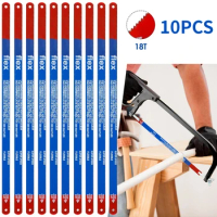 10Pcs Hacksaw Blade 300mm 18 Teeth Hand Saw Blades M35 Steel Replacement Jig Saw Blade For Meat Wood Cutting Woodworking Tool