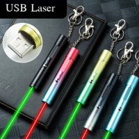 Green Laser Sight Laser USB Charge 713 Laser Pointer Light 532nm 5mw High Power Device Lazer laser Pen Burning
