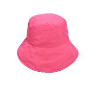 【Wildland 荒野】中性 抗UV雙面漁夫帽-桃色 W1063-09(帽子/遮陽/漁夫帽/水桶帽/防曬/戶外)