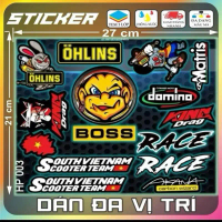 Logo Sticker mini dán Trang Tri - Rẻ Nhất Tiktok - Chất Liệu Decal 3 Lớp - chống nước