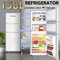 Refrigerator - refrigerator inverter with Freezer Inverter 23-Door Small Refrigerator mini fridge Save Electricity Household