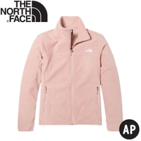 【The North Face 女 可套式刷毛保暖外套AP《粉》】4NAQ/保暖外套/抓絨外套/立領夾克