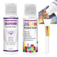 5d Diamond Painting Art Glue Permanent Hold Shine Effect Puzzle Sealer Sticky Diamond Embroidery Mosaic Glue Gel Accessories