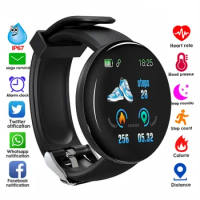 D18 Smart Watch Heart Rate Fitness Tracker Bracelet Men Women Kids Smart Wristband Waterproof Sport Smartwatch For Android IOS