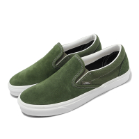 Vans 休閒鞋 Classic Slip-On 男鞋 女鞋 綠 懶人鞋 麂皮 帆布 低筒 VN0A7Q5DE02
