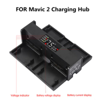 4in1 Charger Battery for DJI Mavic 2 Pro/Zoom Charging Hub Portable Smart Intelligent LED Drone Mavic 2 Pro/Zoom Battery Charger