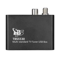 TBS5530 DVB-S2X/S2/S/T2/T/C2/C/ISDB-T/ATSC1.0 Multi-standard TV Tuner USB Box