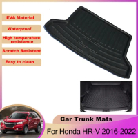 Auto Trunk Mat for Honda HR-V HRV HR V Vezel 2022-2016 2017 2018 2019 2020 Waterproof Carpet Tray Liner Cargo Boot Storage Pad