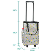 Shopping Big Trolley Bags Wheels Cart Market Portable On For Women's Pull Buy Bag Organizer The Folding Vegetables