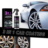 Car Coating Spray 100ml Mild Ceramic Coating Spray Hydrophobic Anti-rain Car Liquid Windshield Mirror Water Repellent for cars