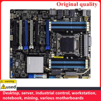 For P9X79 WS Motherboards LGA 2011 DDR3 ATX For Intel X79 Overclocking Desktop Mainboard SATA III USB3.0