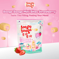 Booga Booga Mini Bites Strawberry 80gr / Snack Cemilan Sehat / Healthy Snack
