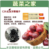 【蔬菜之家】C29.紅皮洋蔥種子(共有2種包裝可選)