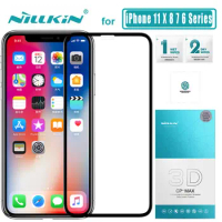for iPhone 11 11 Pro 11 Pro Max XR XS Max X Glass Nillkin 3D CP+ Max Full Cover Tempered Glass for iPhone 11 XR Glass