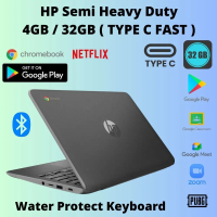 (TERPAKAI) HP G6 CHROMEBOOK GRED A INTEL CELERON 4GB RAM 32GB SSD CHROME OS PLAYSTORE