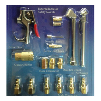 17Pc Air Tool Compressor Blow  Chuck Pneumatic Acssory