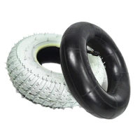 Performance grade Inner Tube + Outer Tire for E300 Electric Scooter Wheelchair 9 Inch 2 80/2 50 4 Black+Grey Color