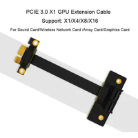PCI-E 3.0 X1 GPU Riser PCI Extension Cable For Sound Card/Wireless Network /Array Card/Graphics PC PCIE Adapter Cables