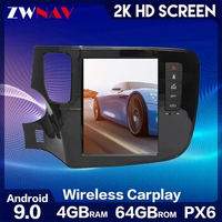 ZWNAV For Mitsubishi Outlander 3 2012-2019 Car Radio Multimedia Video Player Navigation GPS Android 9 PX6 No 2din 4G64GB