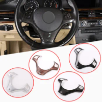 ABS Carbon Fiber For BMW 3 series E90 2005-2012 Car Steering Wheel Trim Frame Trim Strip Car Interior Accessories