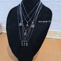 Kalung Huruf (Full set  kalung + liontin huruf)