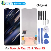 Original Main LCD Screen and Digitizer Full Assembly for Motorola Razr 2019 / Motorola Razr 5G