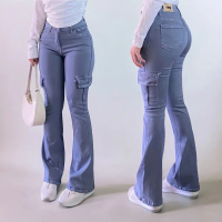 Celana Cutbray Jeans Cargo Wanita-Cutbray Jeans Wanita Kekinian-Celana Jeans Wanita Cewek Denim Vira