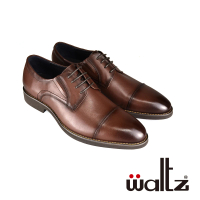 【Waltz】上班族首選 側V綁帶 紳士鞋 皮鞋(512060-23 華爾滋皮鞋)