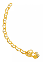 TOMEI TOMEI Dual-Tone Heart Trace Bracelet, Yellow Gold 916