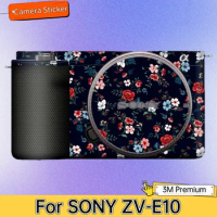 For SONY ZV-E10 Camera Sticker Protective Skin Decal Vinyl Wrap Film Anti-Scratch Protector Coat ZVE10