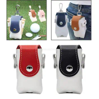 Golf Ball Pouch Bag Golf Ball Carry Bag for Outdoor Accessory Sporting Goods Black Golf Ball Pouch Bag Golf Ball Storage Bag