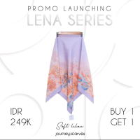 Kerudung journey lena series warna soft lilac
