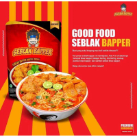 จัดส่งเฉพาะจุด ที่นิยมมากที่สุด Indonesia Seblak Bapper Extra Yellow Noodles 120 grams