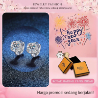Real S925 Sterling Silver 1ct Moissanite Stud Earrings Elegant Square Setting Sparkly Lab Diamond Je