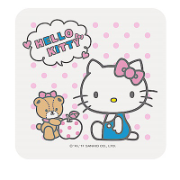 【收納皇后】Hello Kitty繽紛彩繪杯墊/皂盤-蜜蘋果