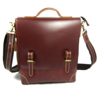 Luxury Italian Genuine Leather Briefcase men business bag attache case male office laptop Tote Portfolio