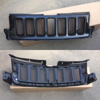 Black Grille Radiator Grill for Jeep Grand Cherokee SRT8 2011-2013 Bumper Net Mask Body Kit Car Accessories