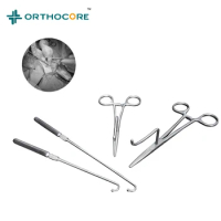 Canine and Feline Spay Surgical instruments for animal sterilization Spay Forceps With Hook