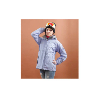 【西班牙-戶外趣】歐洲極地禦寒原裝女GORETEX二合一 兩件式內刷毛高防水防風外套(女GTX-004W02薰衣草)