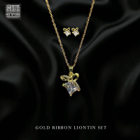 Mode Top Teratas - Set Kalung Dan Anting Elegan Titanium Perhiasan Seri Remaja Desaign Flower