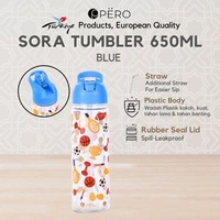 Pero Botol Minum Anak BPA free Anti Tumpah 650ML Sora Tumbler BPA FREE Sport / Botol Minum Anak tk /